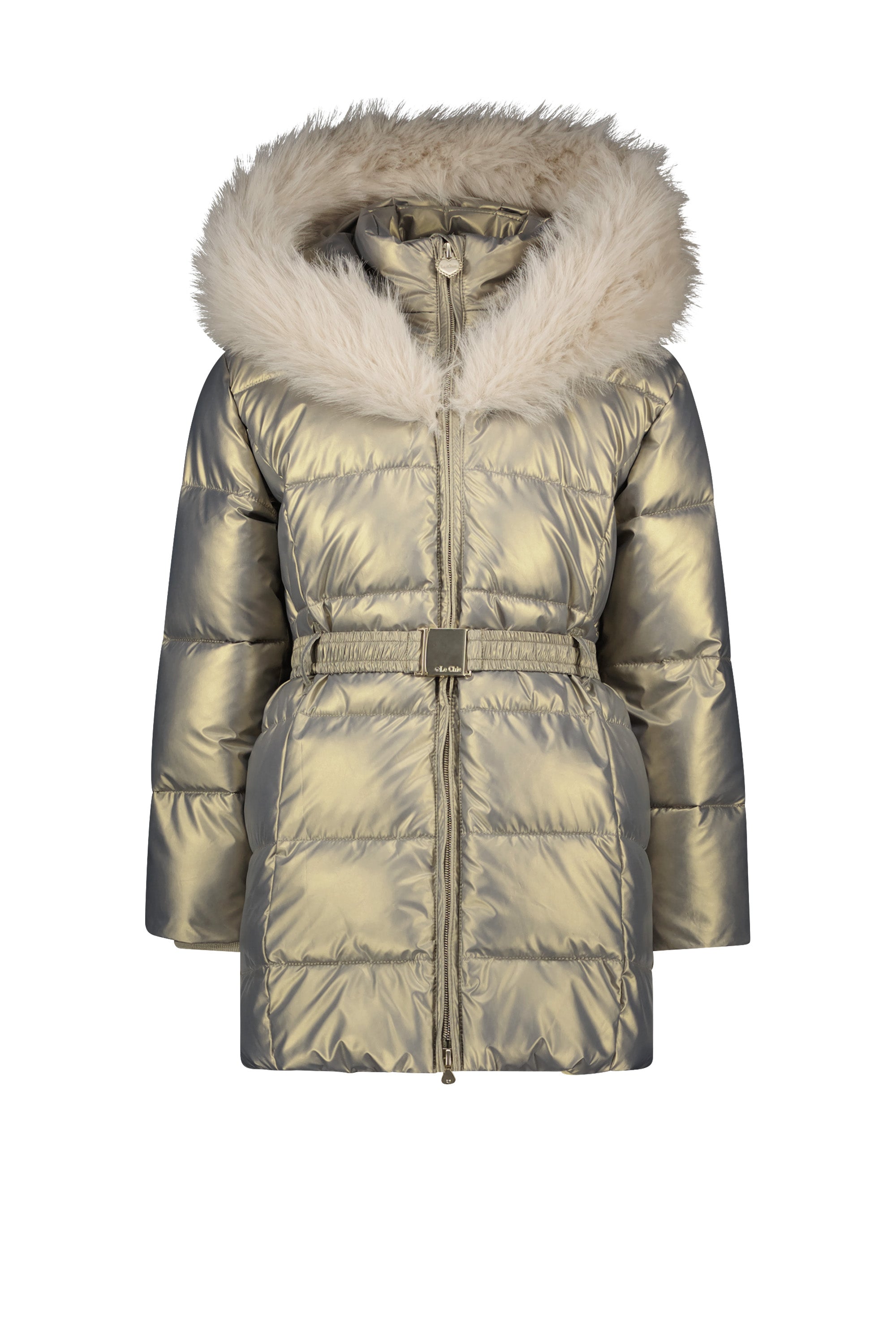 ♥ BODETTE ♥ fur-edged hood coat *Gorgeous Gray*