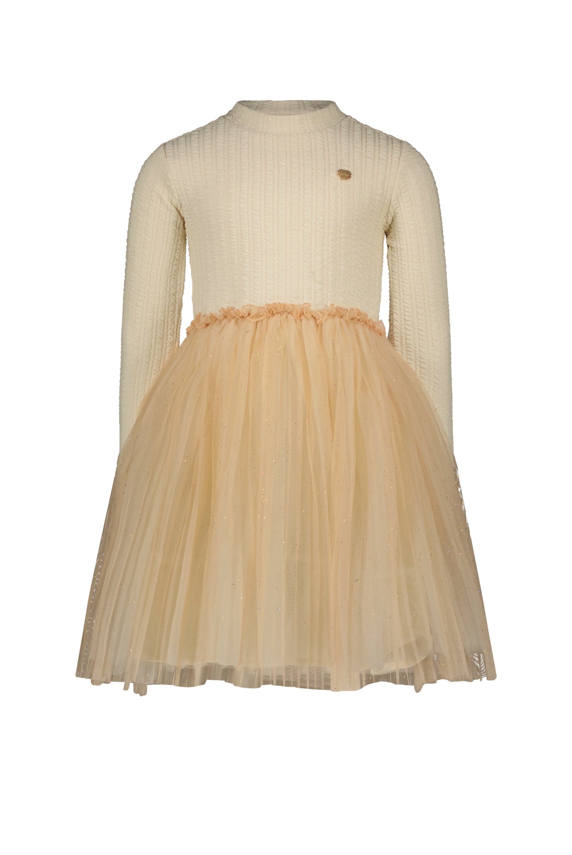 ♥ SMART ♥ cable knit & tule dress *Dreamy Creamy*