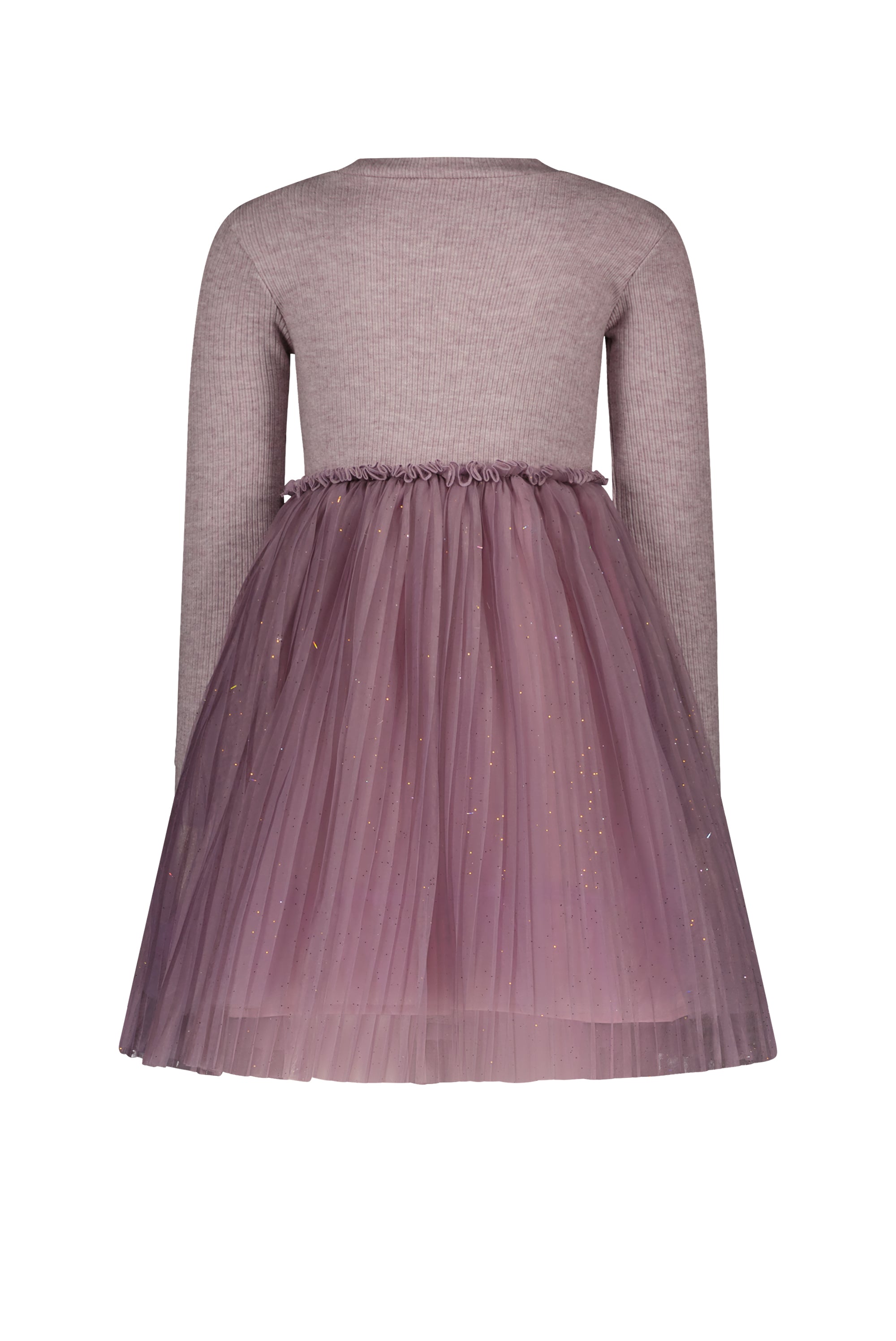 ♥ SMART ♥ soft knit &amp; tulle dress *Sweet Plums*