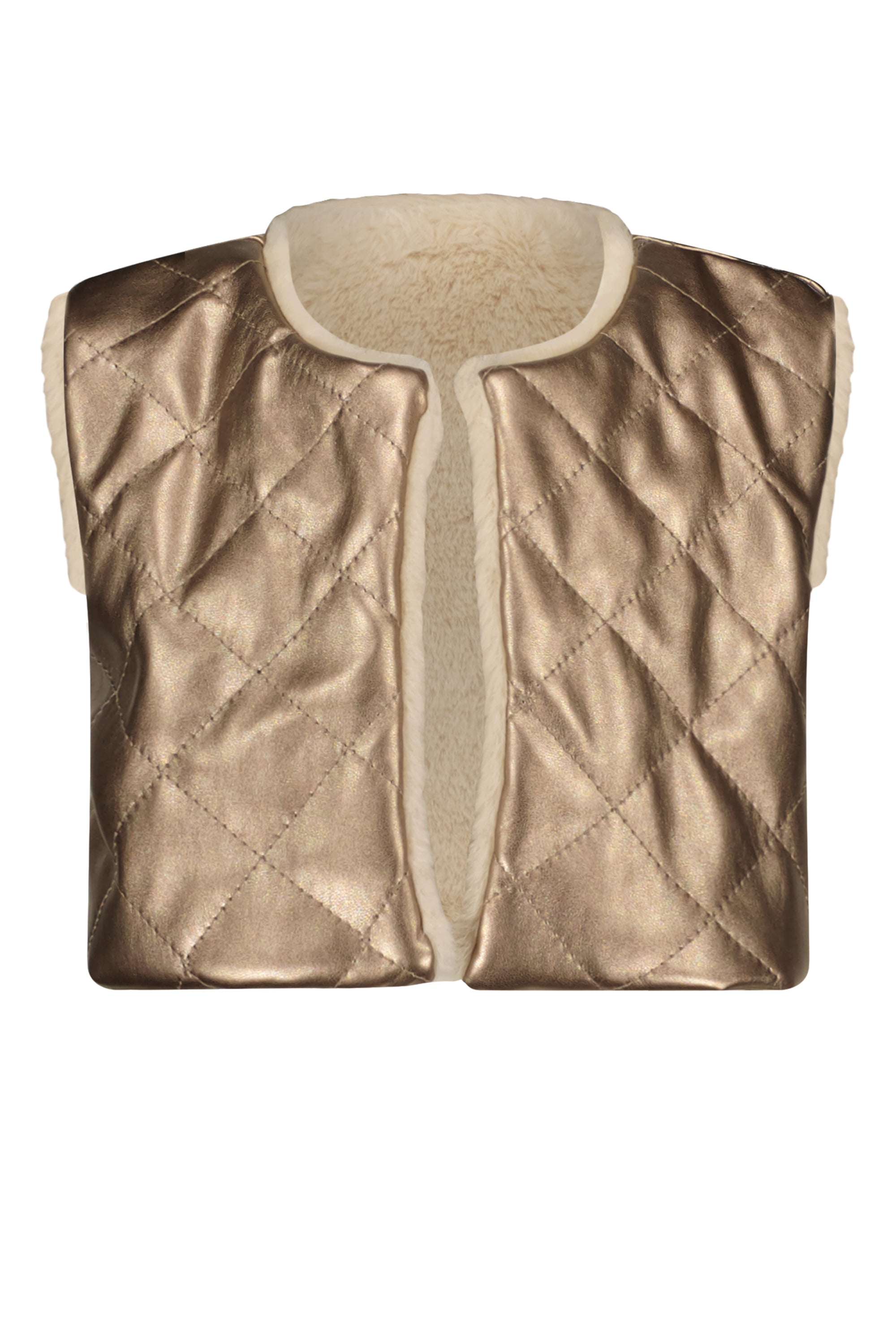 ♥ EMOBLA ♥ reversible waistcoat *Pearled Ivory*