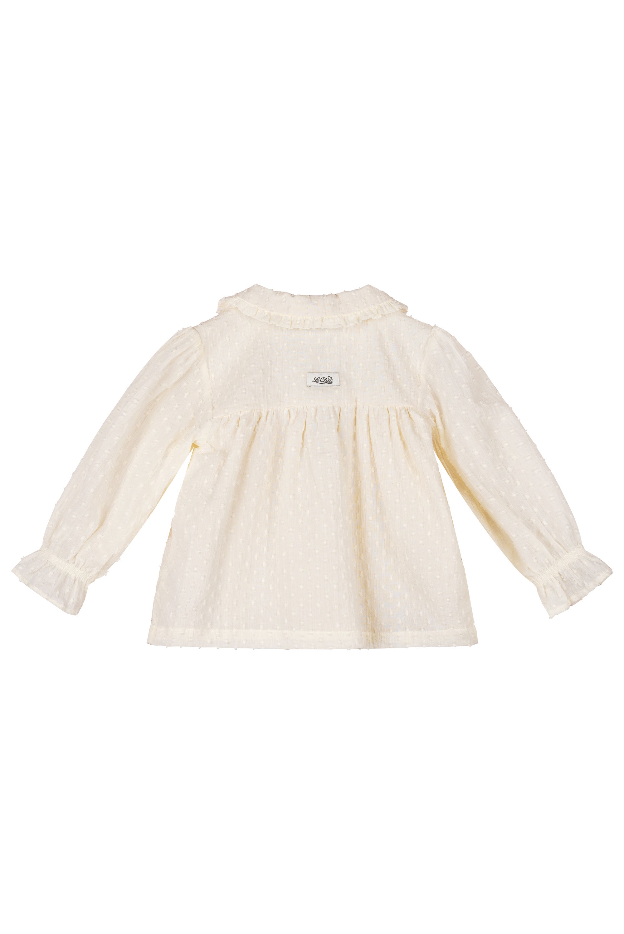 ♥ ENIYA ♥ dotted voile blouse *Dreamy Creamy*