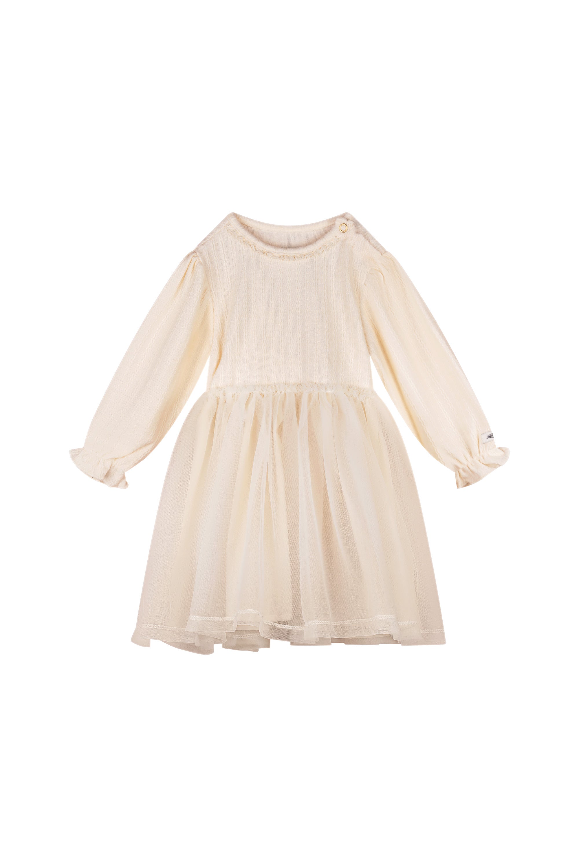 ♥ SOLY ♥ soft cable-tule dress *Dreamy Creamy*