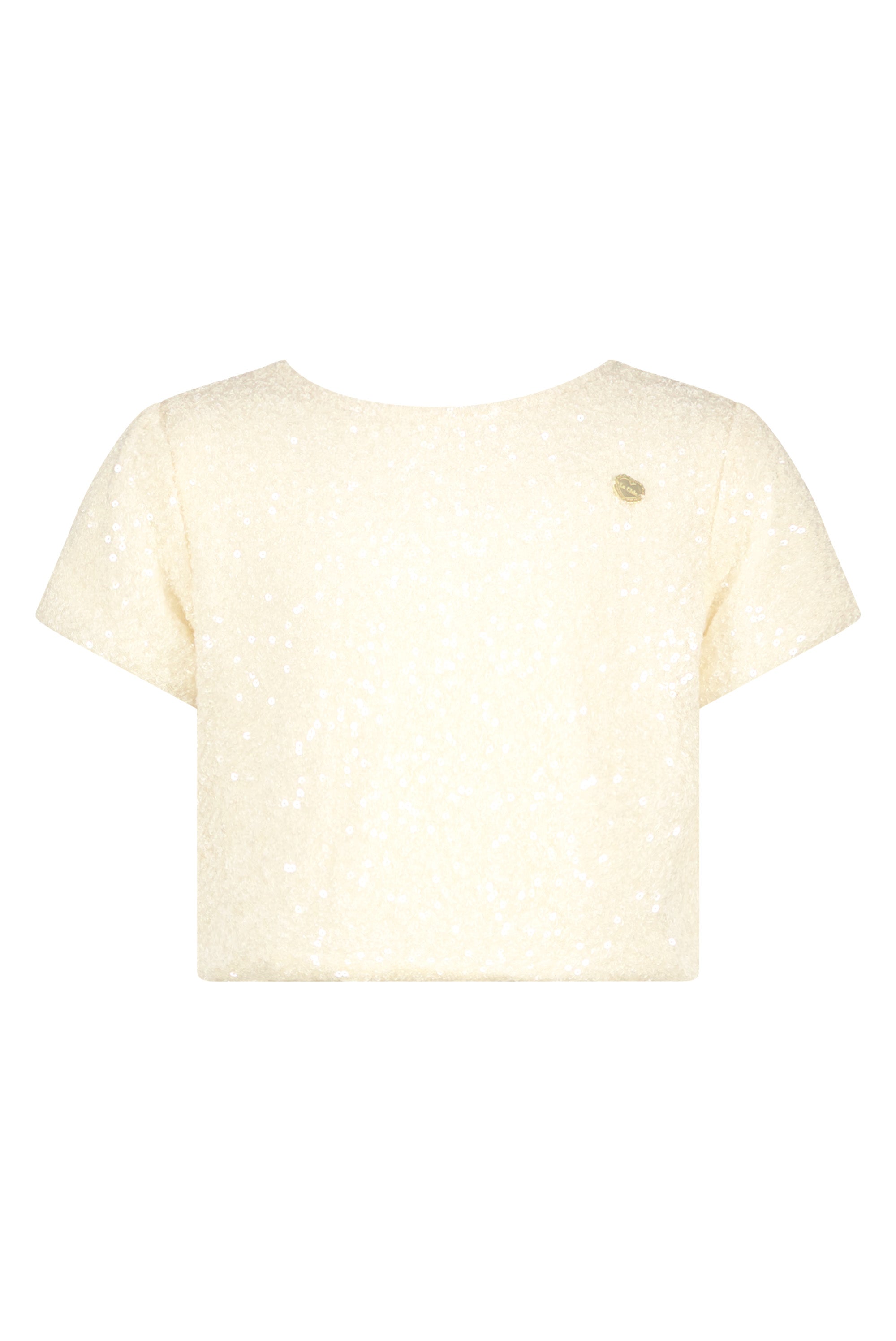 ♥ETOILE♥ spring sequins top *Pearled Ivory*