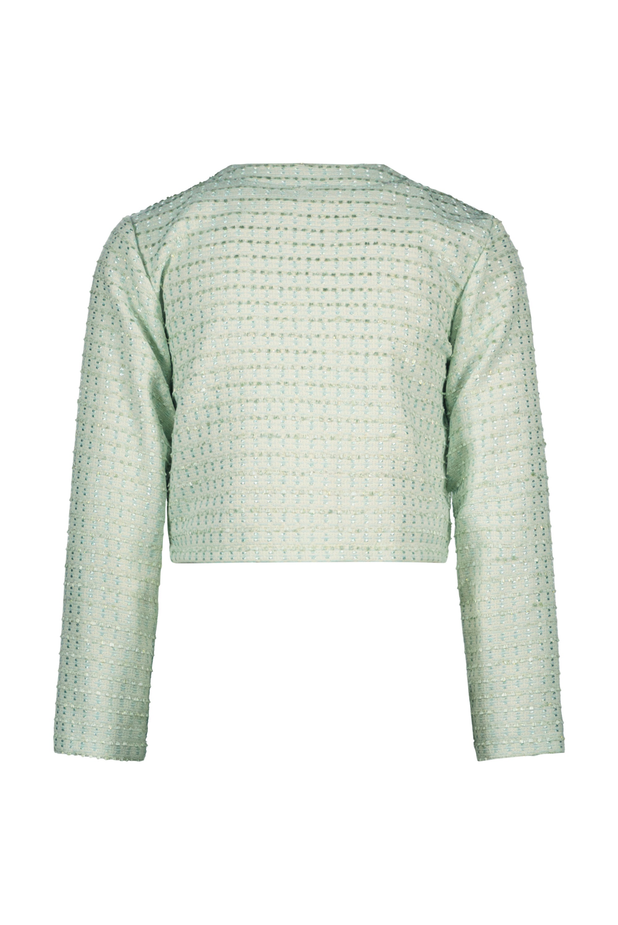 ♥AMY♥ summer Chic tweed jacket *Shade of Jade*