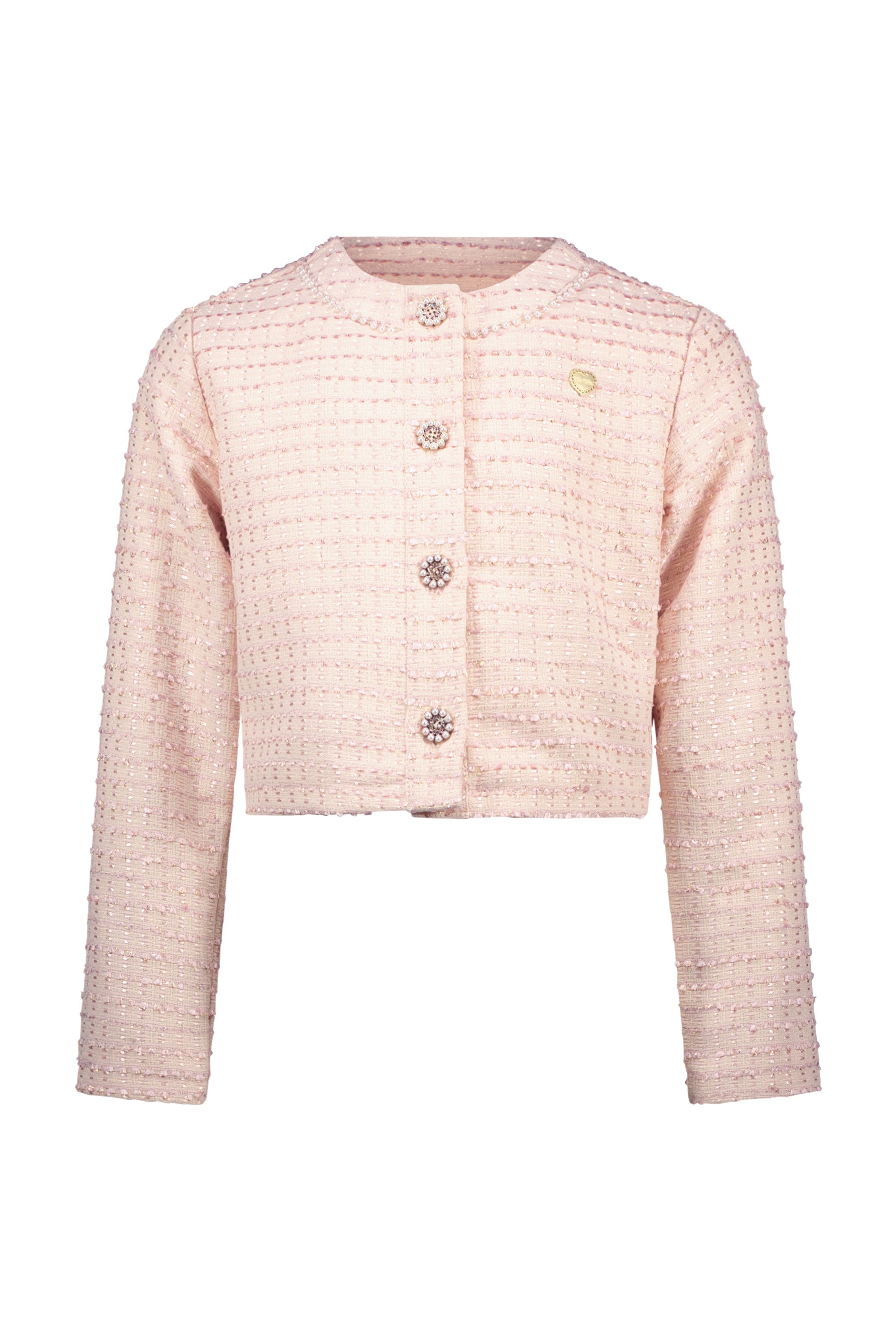 ♥AMY♥ summer Chic tweed jacket *Lilac Dream*