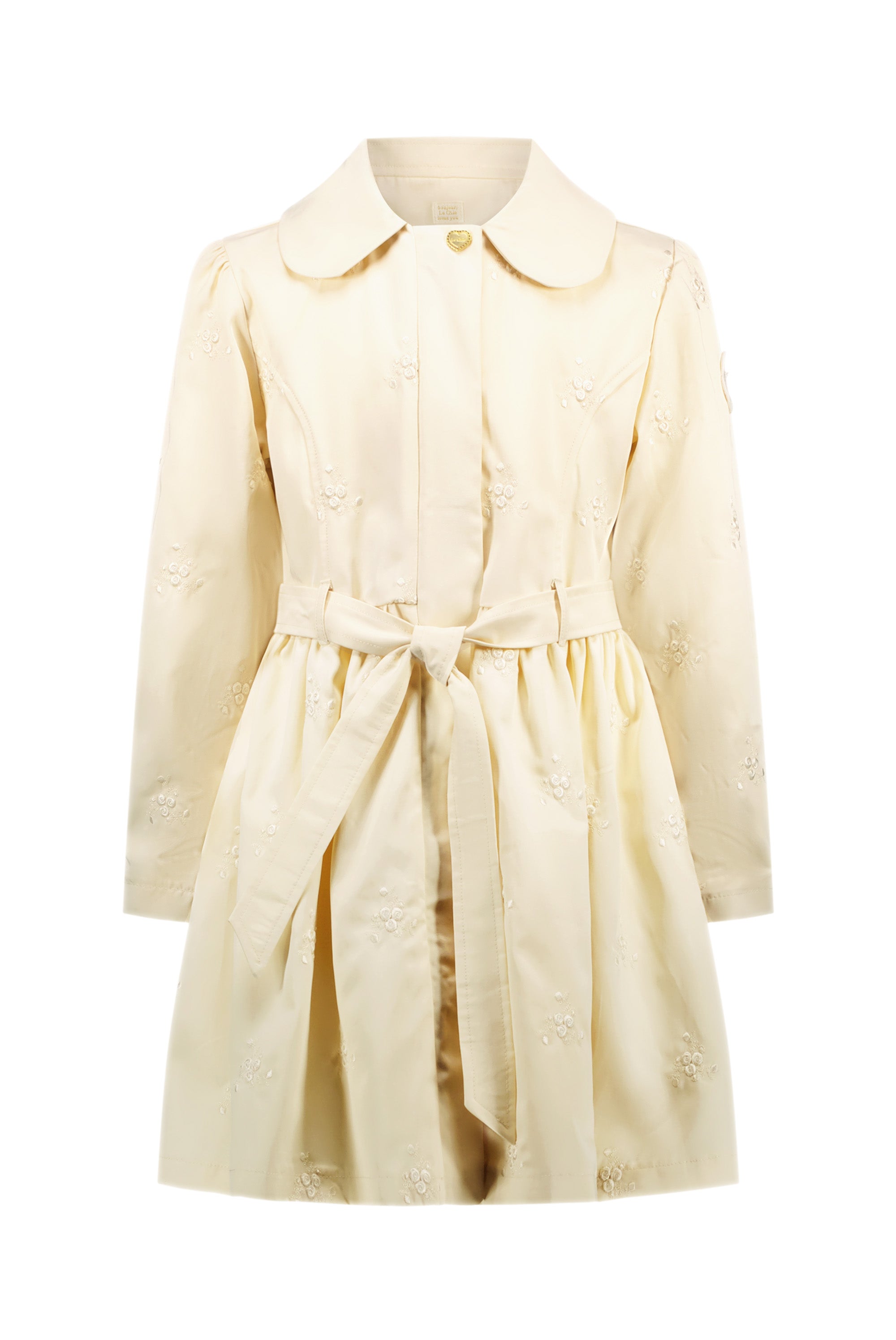 ♥BELSA♥ embroidered summer coat *Pearled Ivory*