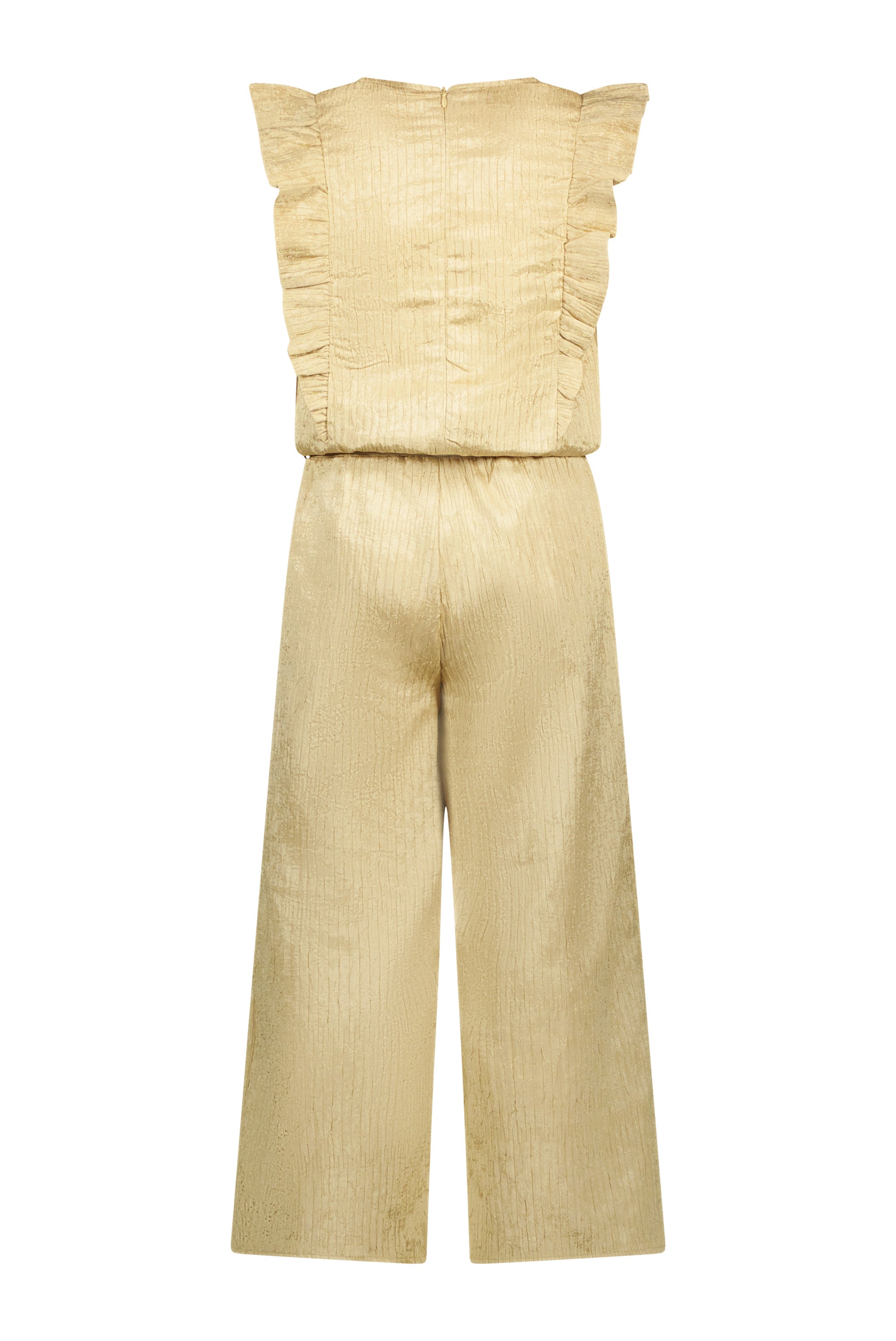 ♥KYROLA♥ crushed satin jumpsuit *Gold Rush*