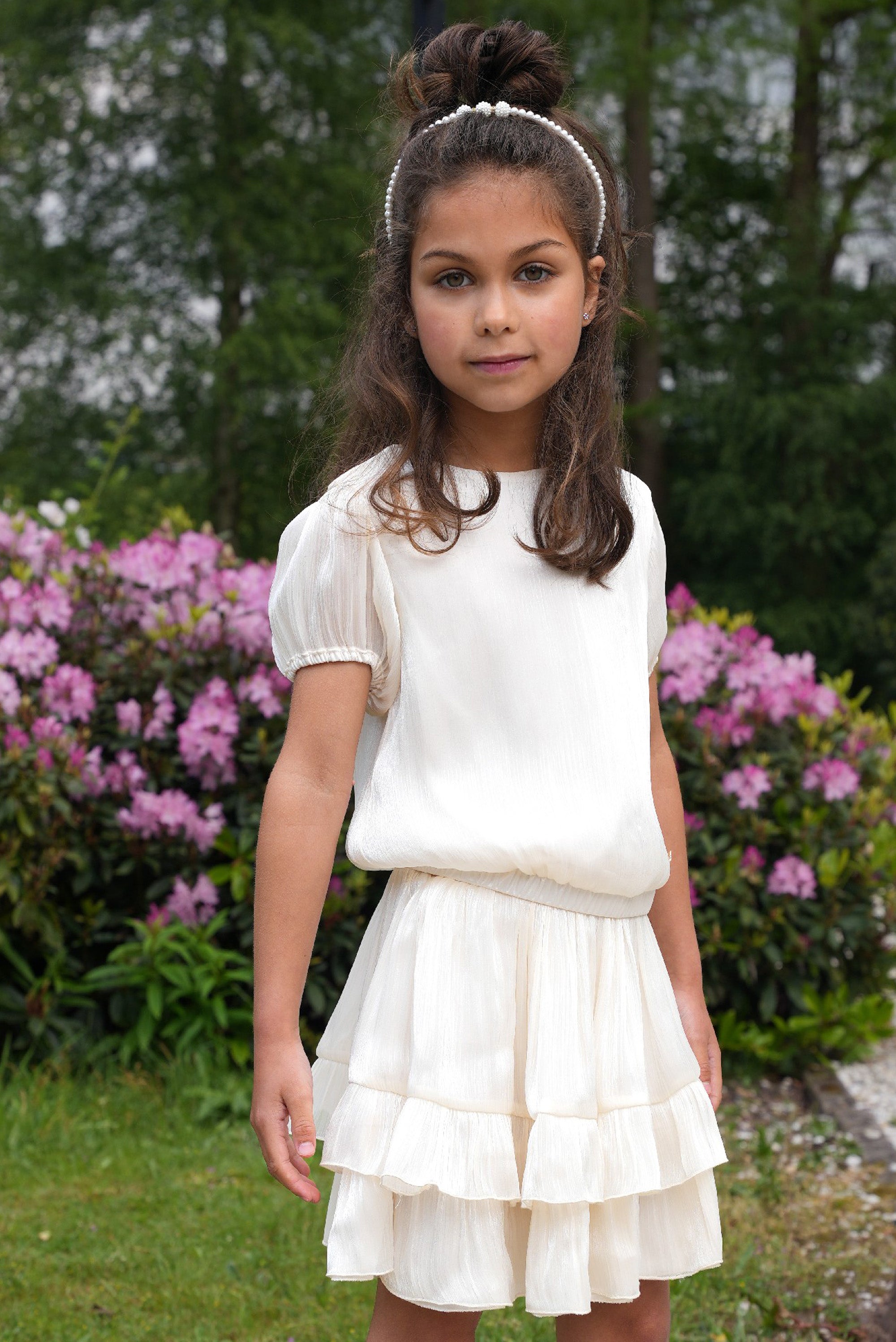 ♥TAMAR♥ silky voile skirt *Dreamy Creamy*