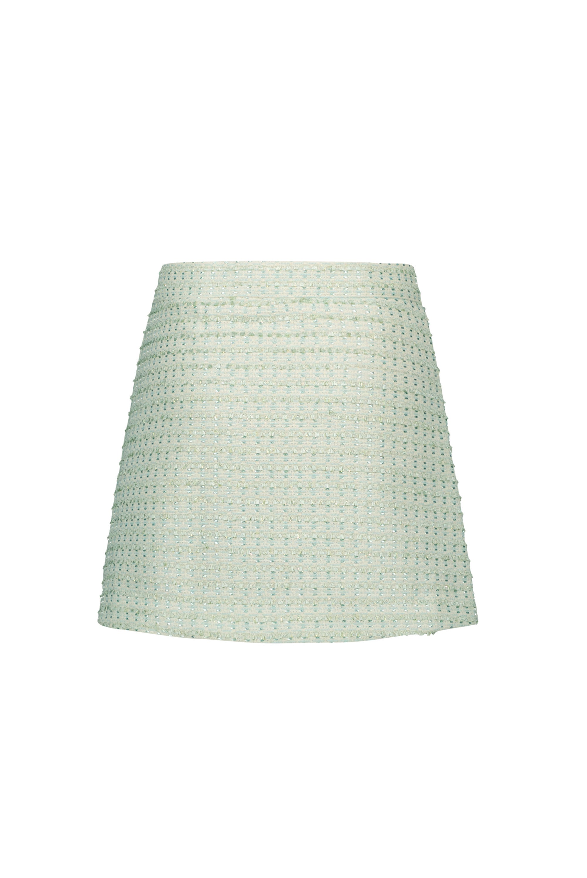 ♥TIANA♥ summer Chic tweed skirt *Shade of Jade*