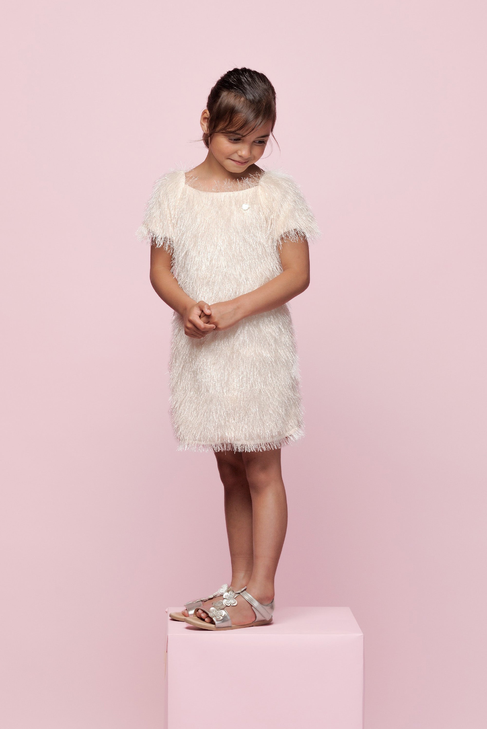 ♥SUPPET♥ fancy & fuzzy dress *Dreamy Creamy*