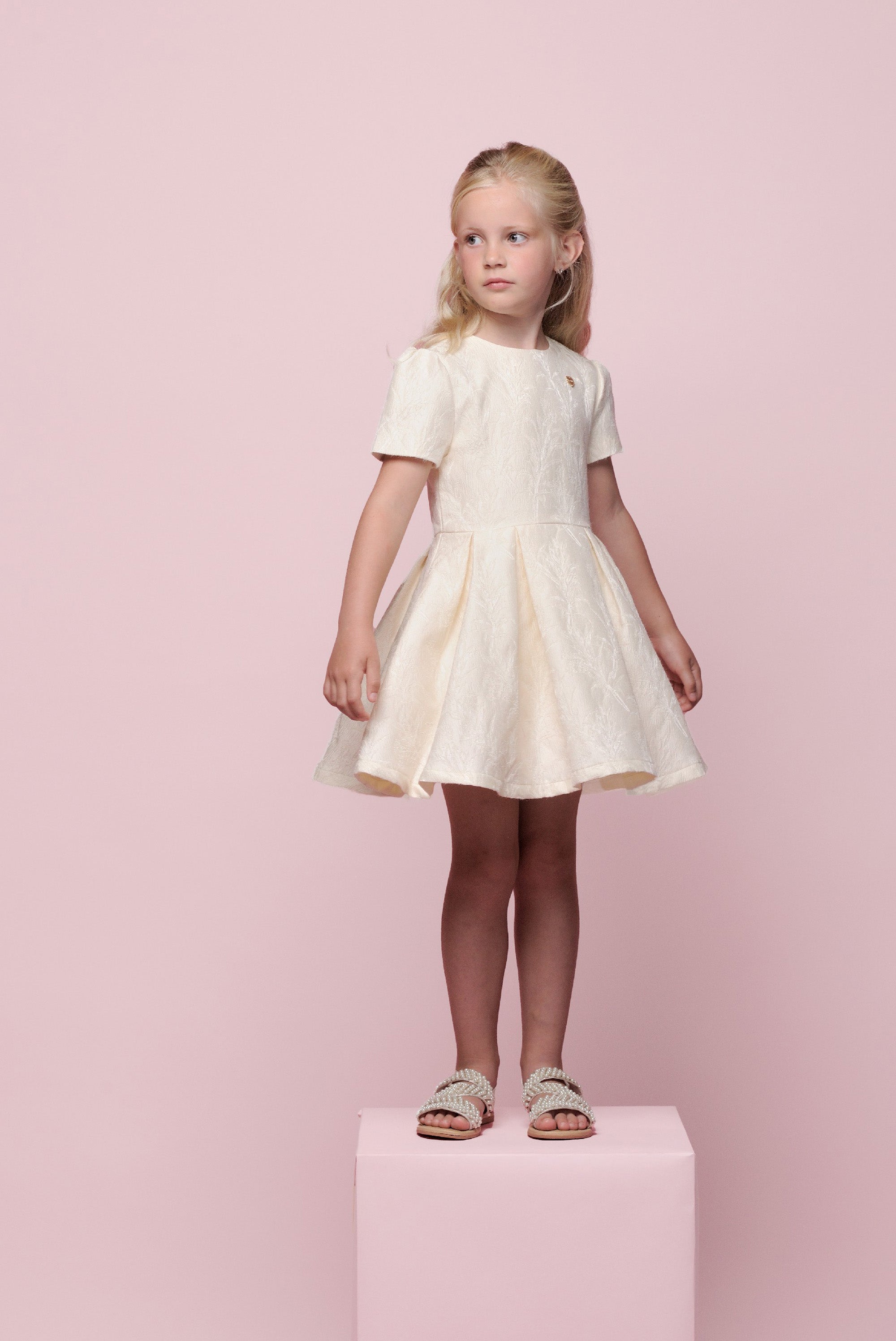 ♥SOCHIC♥ damast dress *Dreamy Creamy*