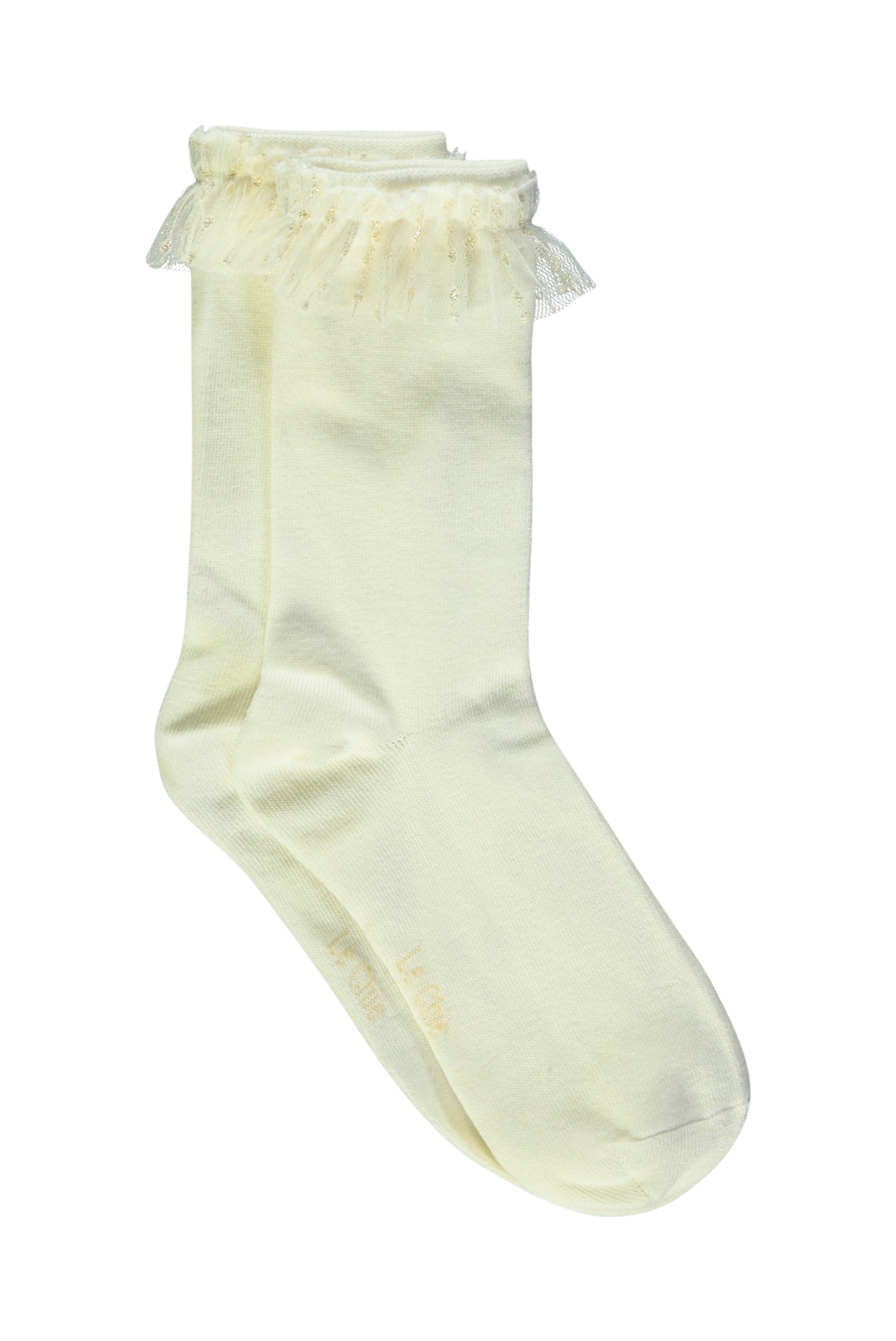 ♥RAVEN♥ girly ruffle sock *Off White*