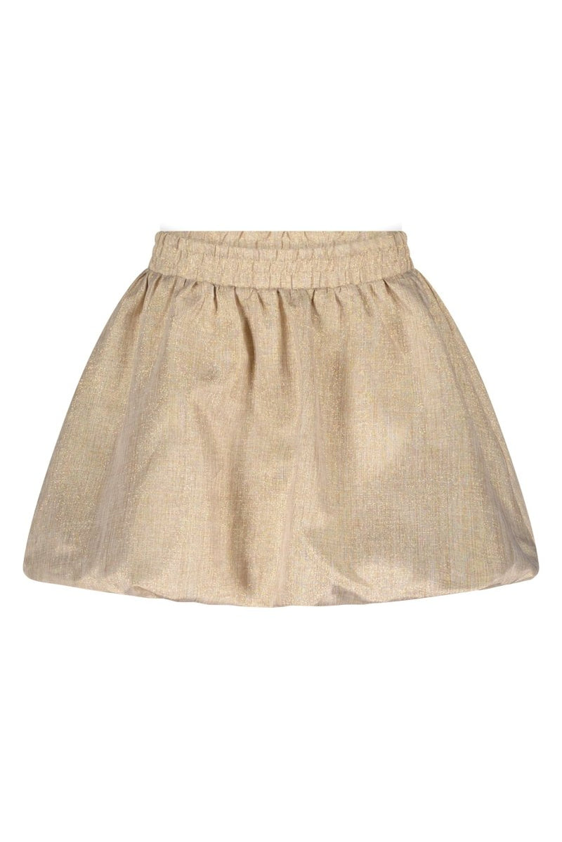 Metallic linen outlet skirt